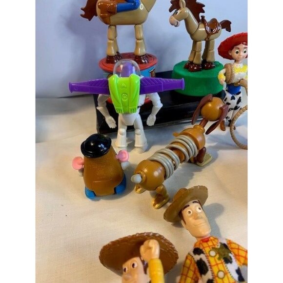 Disney Pixar Toy Story Character Figure Set Buzz Lightyear Woody Jessie Slinky H - Picture 8 of 16